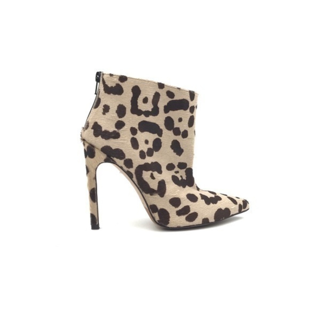 The Mode Collective Cream Leopard Boots Size 38